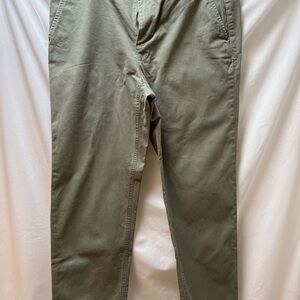 LOFT Monroe slim olive pant